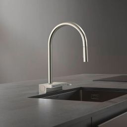 Hansgrohe Aquno Select M81 bateria kuchenna stojąca stalowa 73831800