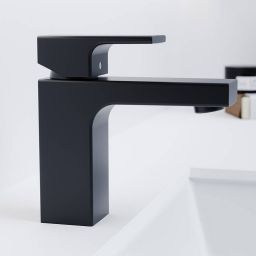 Hansgrohe Vernis Shape bateria umywalkowa stojąca czarny mat 71569670