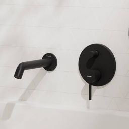 Hansgrohe Zesis S bateria wannowo-prysznicowa podtynkowa czarna 74416670