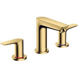 Hansgrohe Talis E bateria umywalkowa 3-otworowa EcoSmart złoty optyczny polerowany 71733990