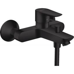Hansgrohe Talis E bateria wannowo-prysznicowa ścienna czarny mat 71740670