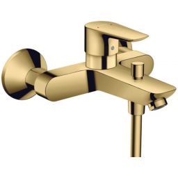 Hansgrohe Talis E bateria wannowo-prysznicowa ścienna złoty optyczny polerowany 71740990