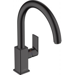 Hansgrohe Vernis Shape bateria kuchenna stojąca czarny mat 71871670