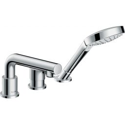 Hansgrohe Talis S bateria wannowo-prysznicowa 3-otworowa chrom 72416000