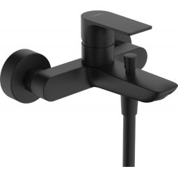 Hansgrohe Rebris E bateria wannowo-prysznicowa ścienna czarny mat 72450670