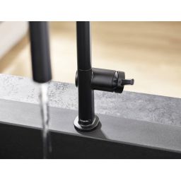 Hansgrohe Talis M54 bateria kuchenna stojąca czarny mat 72801670