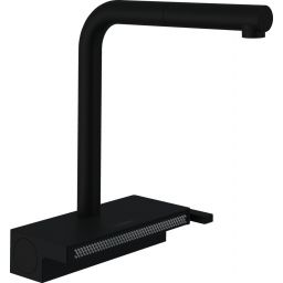 Outlet - Hansgrohe Aquno Select M81 bateria kuchenna stojąca czarny mat 73836670