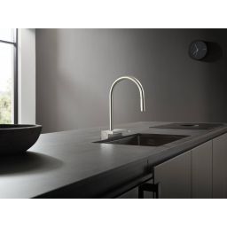 Hansgrohe Aquno Select M81 bateria kuchenna stojąca stalowa 73837800