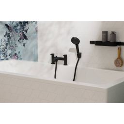 Hansgrohe Zesis S bateria wannowo-prysznicowa nawannowa czarna 74424670