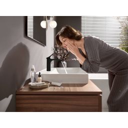 Hansgrohe Vivenis bateria umywalkowa stojąca EcoSmart czarny mat 75022670