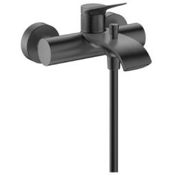 Hansgrohe Vivenis bateria wannowo-prysznicowa ścienna czarny chrom szczotkowany 75423340
