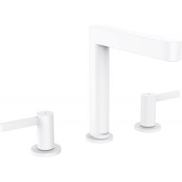Hansgrohe Finoris bateria umywalkowa 3-otworowa EcoSmart biały mat 76034700