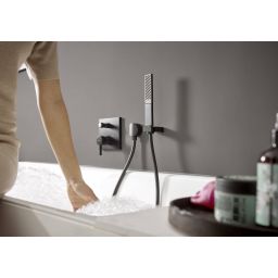 Hansgrohe Finoris bateria wannowo-prysznicowa podtynkowa czarny mat 76415670