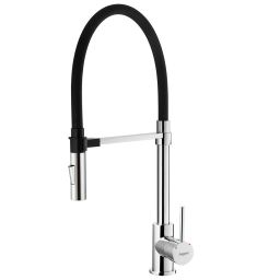 Hagser Senta bateria kuchenna stojąca chrom/czarny HGR10000035