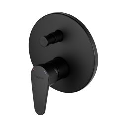 Hagser Della bateria wannowo-prysznicowa podtynkowa komplet czarny mat HGR11000034