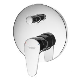 Hagser Della bateria wannowo-prysznicowa podtynkowa kompletna chrom HGR40000034