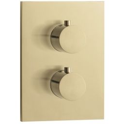 Herzbach Design iX PVD bateria prysznicowa podtynkowa termostatyczna mosiądz 21.500550.2.41