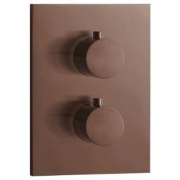 Herzbach Design iX PVD bateria wannowo-prysznicowa podtynkowa termostatyczna miedź 21.503050.2.39