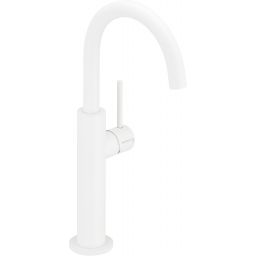 Herzbach Deep White bateria umywalkowa stojąca wysoka biały mat 23.203420.2.07