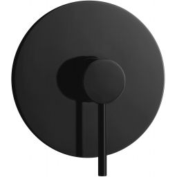 Herzbach Deep Black bateria prysznicowa podtynkowa czarny mat 23.210550.1.12