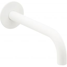 Herzbach Deep White wylewka wannowa ścienna biały mat 23.451400.1.07