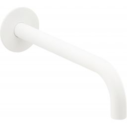 Herzbach Deep White wylewka wannowa ścienna biały mat 23.451400.2.07