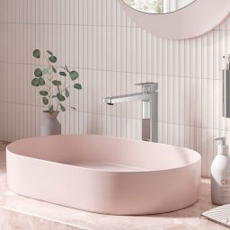 Herzbach Ceo bateria umywalkowa stojąca wysoka chrom 36.220320.2.01