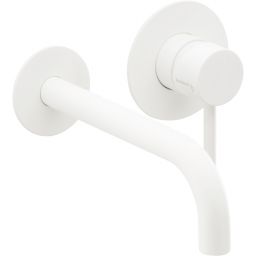 Herzbach Deep White bateria umywalkowa podtynkowa biały mat 23.203754.1.07