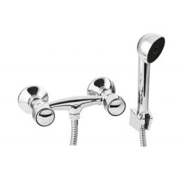 Invena Modena bateria prysznicowa ścienna chrom BN-11-F0S