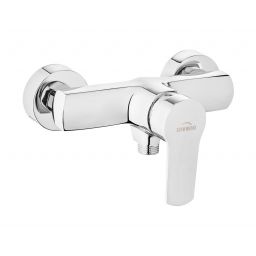 Invena Verso bateria prysznicowa ścienna chrom BN-82-001