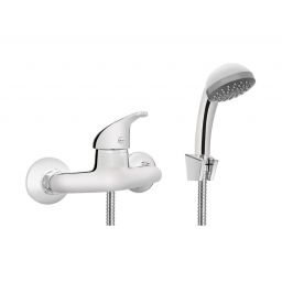 Invena Perea bateria prysznicowa ścienna chrom BN-05-001