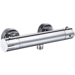 Invena bateria prysznicowa ścienna termostatyczna chrom BT-00-001