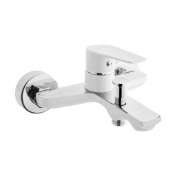 Invena Dokos bateria wannowo-prysznicowa biały/chrom BW-19-002