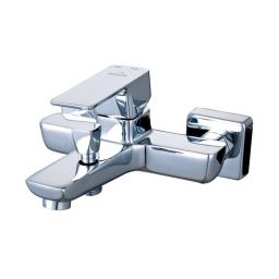 Invena Nyks bateria wannowo-prysznicowa ścienna chrom BW-28-001