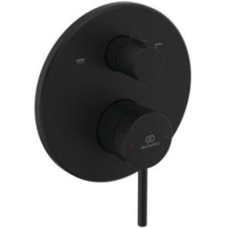 Ideal Standard Ceraline bateria wannowo-prysznicowa podtynkowa satynowa czerń A8568XG