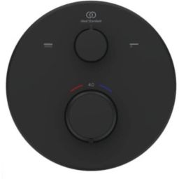Ideal Standard Ceratherm T25 bateria wannowo-prysznicowa termostatyczna podtynkowa satynowa czerń A8583XG