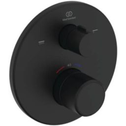 Ideal Standard Ceratherm T25 bateria wannowo-prysznicowa termostatyczna podtynkowa satynowa czerń A8583XG