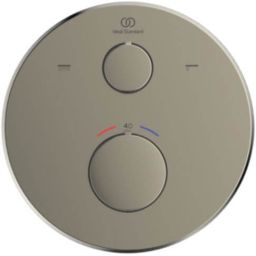 Ideal Standard Ceratherm T100 bateria wannowo-prysznicowa podtynkowa z termostatem srebrna burza A8584GN