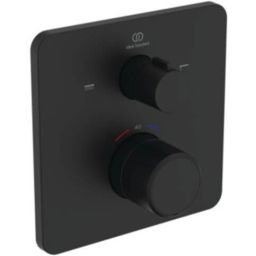 Ideal Standard Ceratherm C25 bateria wannowo-prysznicowa termostatyczna podtynkowa satynowa czerń A8587XG