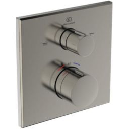 Ideal Standard Ceratherm C100 bateria wannowo-prysznicowa podtynkowa srebrna burza A8588GN