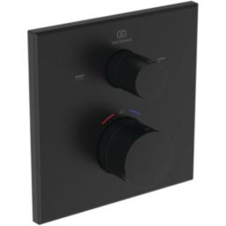 Ideal Standard Ceratherm C100 bateria wannowo-prysznicowa podtynkowa satynowa czerń A8588XG