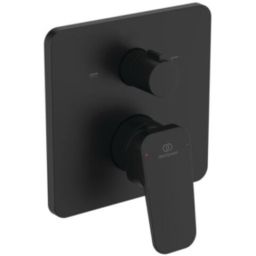 Ideal Standard Ceraplan bateria wannowo-prysznicowa podtynkowa satynowa czerń A8719XG