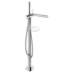 Keuco Edition 400 bateria wannowa wolnostojąca brąz szczotkowany 51527030100