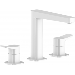 KFA Armatura Malaga White bateria umywalkowa stojąca biała 4522-221-44