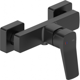 KFA Armatura Malaga Black bateria prysznicowa ścienna czarna 4526-010-81