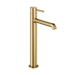 KFA Armatura Moza Mini Brushed Gold bateria umywalkowa stojąca wysoka złota jasna 5032-632-39