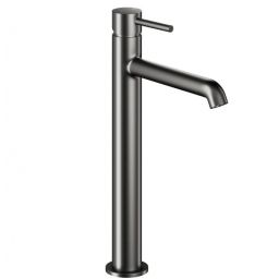 KFA Armatura Moza Mini Gun Metal Grey bateria umywalkowa stojąca wysoka grafit szczotkowany 5032-632-61