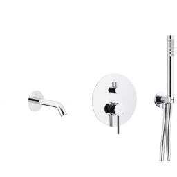 KFA Armatura Moza zestaw wannowo-prysznicowy podtynkowy chrom 5039-401-00
