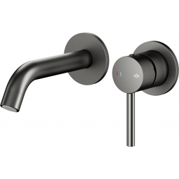 KFA Armatura Moza Gun Metal Grey bateria umywalkowa podtynkowa grafit 5039-810-61