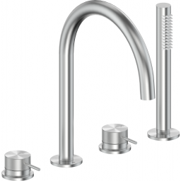 KFA Armatura Moza 316L bateria wannowo-prysznicowa nawannowa stal inox 5045-210-22